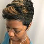 Halo relaxer/partial color rinse