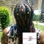 Crochet box braids, fauxlocs, twist