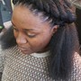 Braid removal Cornrows w/ hair