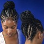 Cornrows Touch Up (Front of Box Braids)