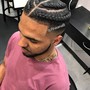 Man Bun Cornrows