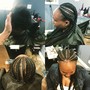 Box braid touch up