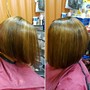 relaxer,cut , color (rinse, semi)