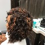 Added Curls/ Boho style