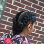 FLAT TWISTS UPDO