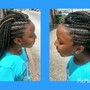 Cornrows/ Dutch braid w/hair added