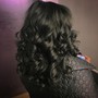 Silk Blowout w/curls