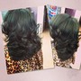 Silk Blowout w/curls