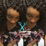 Partial Individual Crochet Braids