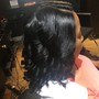 Partial Sew In (ears down)