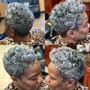 Shampoo/SilkPress(Short-natural Hair)