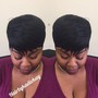 Relaxer retouch semi color trim