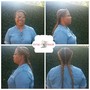 Crochet box braids, fauxlocs, twist