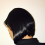 shampoo/blowout/silk press on relaxed or natural hair