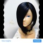 Basic haircut on wig