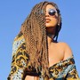 Knotless Boho Medium Box Braids