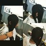 Small Braids into Long Ponytail