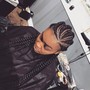 Feed in cornrows (6-10) (NO STITCH BRAIDS)