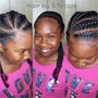 Small Knotless Box Braids