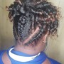 Beginning Locs (comb twist)