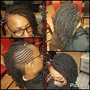 Large Loc Retwist w/ Style