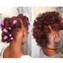 Cornrow Updo