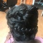 Cornrow Updo