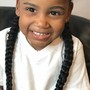 Kids Braids on Natural Hair