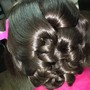 LUXURY Silk Press with Clip Ins