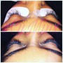 Hybrid Eyelash Full Set, Eyebrow Tinting