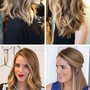 Parcial Lowlights shoulder length hair