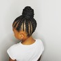 Kid's Braids updo 6 and under