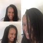 Natural hair 2 strand Twists