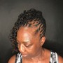 Loc maintenance w/Bantu knots