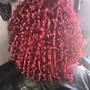 Wand Curls on Natural hair add on