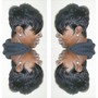 Relaxer , Cut , rinse ,style