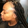 Large feed in Braids