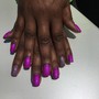 Soak off &amp; Acrylic overlay