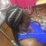 Large feed in Cornrows