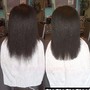 Long hair Silk Press