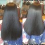 Long hair Silk Press