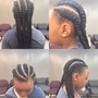 Feed-in / Ghana braids