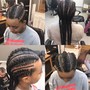 Feed-in / Ghana braids