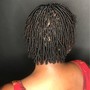 Loc cut into style