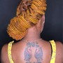 Loc cut into style