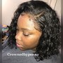 Frontal quick weave