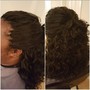 Frontal lace wig install