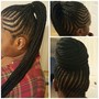 Micro twist with natural hair