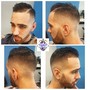 Mens hair cut and color