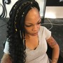 Loc Style Braids over Locs